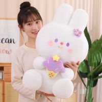【CW】25cm Lovely Plush Sitting Rabbit Toys Sweet Stuffed Animal Bunny Dolls Cute Kawaii Pillow Gift for Children Girls