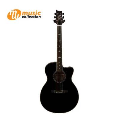 กีตาร์โปร่งไฟฟ้า แถมเคส PRS SE A20E BLACK TOP