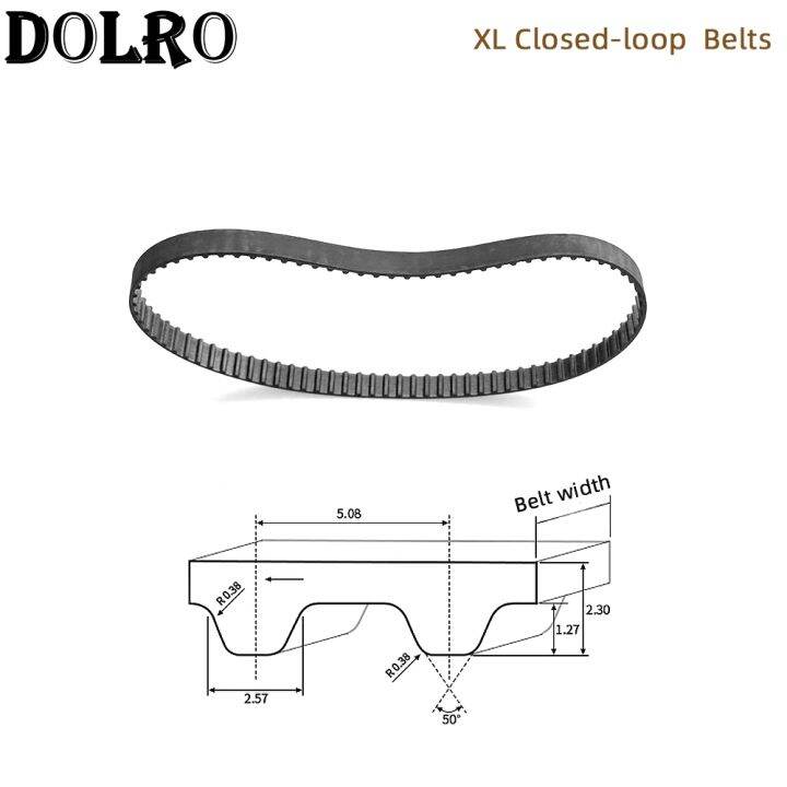 cw-timing-196-198-200-202-204-206-208-210xl-width6-4-9-4-10-15mm-closed-toothed-transmisson-rubber-pulley