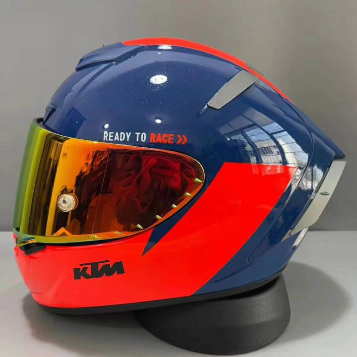 SHOEI X14 Full Face Motorcycle Helmet X14 KTM Model Helmet Riding