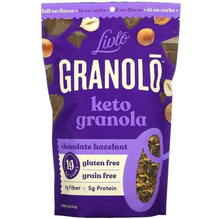 Livlo Keto Granola Chocolate Hazelnut 312g Lazada PH