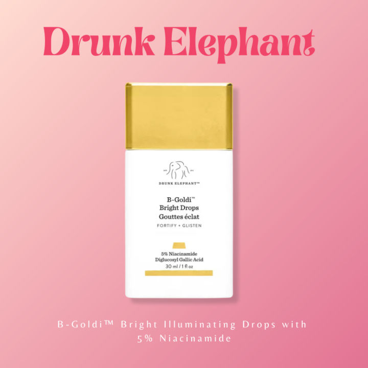 Drunk Elephant B-Goldi™ Bright Illuminating Drops With 5 Niacinamide ...