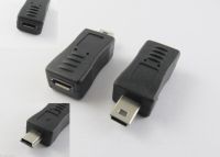 10ชิ้นตัวแปลง USB ตัวผู้5ขาเป็นไมโคร5ขา USB ตัวเมียตัวเชื่อมอะแดปเตอร์