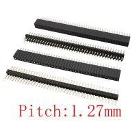 Pitch 1.27 mm Straight Single Row/Double Row Male Female Socket Pin Header PCB Board Connector for Arduino 1x40/50Pin 2x40/50Pin