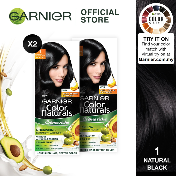 Garnier Color Naturals Cream Hair Color [HALAL BEAUTY] X2 | Lazada