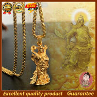 IY-Original จี้ทองคำแท้ 24K Guan Erye จี้ Guan Yu จี้ทอง 24K และเงินสเตอร์ลิงสำหรับผู้ชายและผู้หญิง จะไม่จางหายไปจากคนร้าย และอธิษฐานขอให้อาชีพการงานราบรื่น