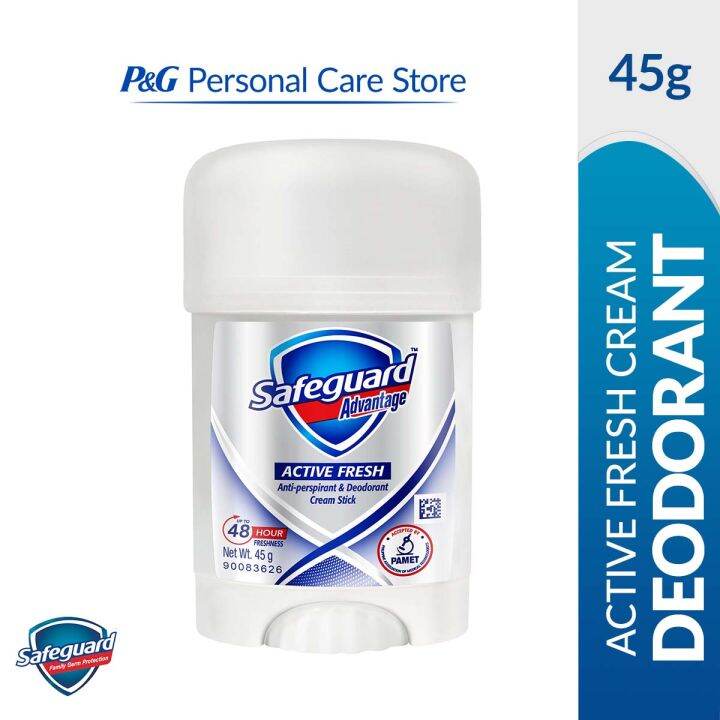 Safeguard Active Fresh Cream Deodorant 45g Lazada PH