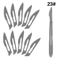 【YF】 10 pc 20 --23  Carbon Surgical Scalpel Blades   1pc 4  Handle Cutting PCB Repair