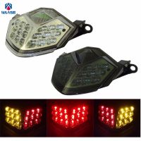 Waase untuk Kawasaki ZX10R ZX-10R 2009 2010โครเมี่ยม Belakang ไฟท้าย Brek Hidupkan Isyarat Lampu LED