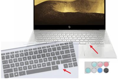 laptop keyboard cover skin for HP Envy x360 2-in-1 15 15.6 Fingerprint Reader 15t-ep 15-ep 15t 15-ep0001dx/0035cl/0123tx/0010nr Keyboard Accessories