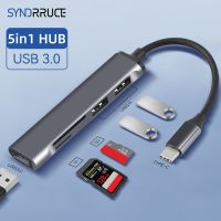 5 in 1 USB C HUB For Macbook Air Pro iPad Pro M2 M1 PC Type C Adapter for Lenovo Xiaomi Macbook Accessories USB 3.0 HUB USB Hubs