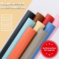 hotx【DT】 50x137cm Faux Leather Fabric Car Sofa Repairing Patches Grain Backing Adhesive