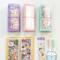 แฟ้มสอด เก็บสติกเกอร์ Color Album ⭐️ เก็บของ พกง่าย Sticker Plastic Transparent Storage Folder อัลบั้มการ์ด เก็บสติ๊กเกอร์ แฟ้มซองพลาสติก by mimisplan