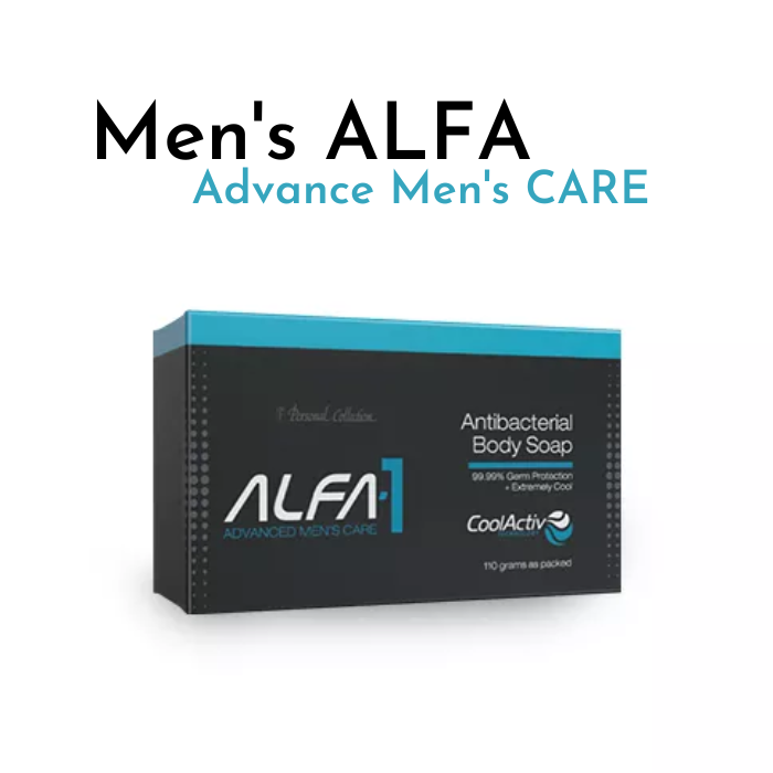 Men's Shampoo Alfa 1 Advanced Men's Care (Deo Spray, Soap, AntiDandruff Shampoo, Facial Wash