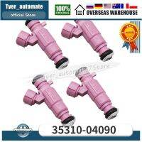 สำหรับ Hyundai Kia 35310-04090 3531004090หัวฉีดน้ำมันเชื้อเพลิง4ชิ้น