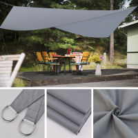 Summer outdoor waterproof anti-UV shade canvas Oxford cloth sunscreen rain cover garden courtyard awning 300D awning