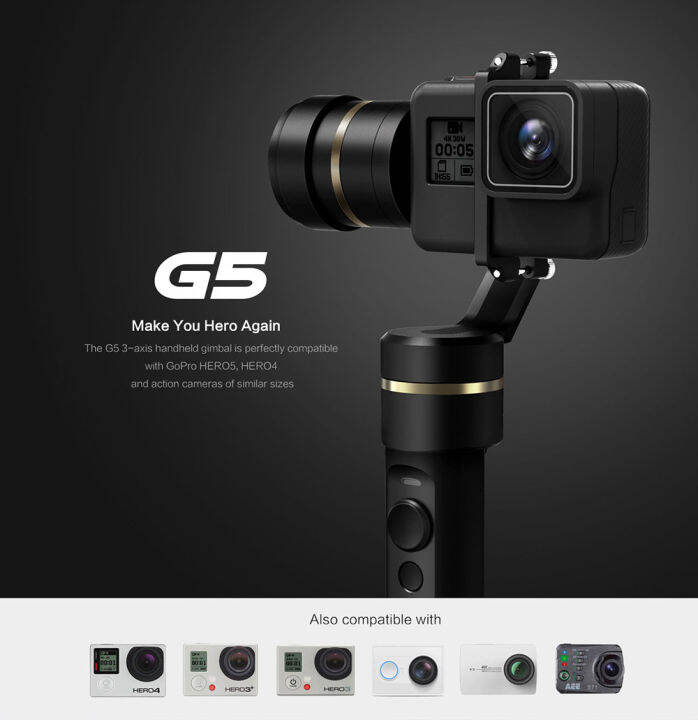 ไม้กันสั่น-feiyutech-g5-3-axis-handheld-gimbal-สำหรับ-gopro-hero-7-6-5-4-3-กล้องแอ็คชั่นที่มีขนาดใกล้เคียงกัน-รับประกัน-1-ปี