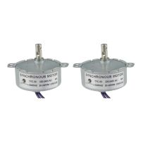 CHANCS เกียร์ไฟฟ้ามอเตอร์มอเตอร์พัดลมไมโครเวฟ TYC-50 220V AC 20-24RPM 4W Cw/ccw สำหรับเตาไมโครเวฟ2ชิ้น