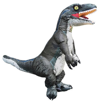 ฮาโลวีนแต่งตัวไดโนเสาร์พองเครื่องแต่งกาย Raptor ไดโนเสาร์เสื้อผ้าสัตว์คอสเพลย์ตัวละครเสื้อผ้าคอสเพลย์