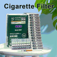 Disposable Short and Thick Cigarett Filter Holder Five-fold Recyclable Filter for 3-5 Times (1 Small Box of 10)