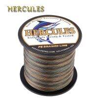 Hercules Carp Fishing 8 Strands PE Braided Fishing Line 100M 300M 500M 1000M 1500M 2000M Pesca Saltwater Weave Camo Fishing Cord Fishing Lines