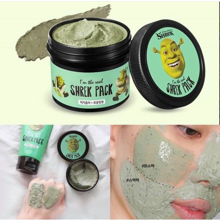 ลดราคา-พร้อมส่ง-มาสก์หน้า-im-the-real-shrek-pack-มาร์คเชร็ค-มาส์กโคลนเขียว-ชื่อดังจากเกาหลี-ของแท้