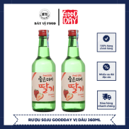 Soju GOODDAY vị dâu Hàn Quốc 360ml