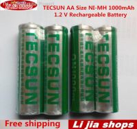 4pcs/ lot TECSUN AA Size NI-MH 1000mAh 1.2V Rechargeable Battery (hot sell) Makita Power