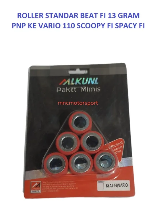 ROLLER STANDAR BEAT FI 13 GRAM PNP VARIO 110 BEAT SPACY SCOOPY FI ESP