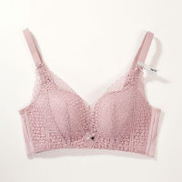 Braไร้โครง Sexy Soft Bra เสื้อในลูกไม้ลายดอก เสื้อในหลายสี ผ้านิ่ม ชุดชั้นในไร้โครงระบายอากาศสบายรวบรวมไม่มีขอบ #2938