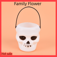 Family Flower Flash Sale โครงกระดูกฮาโลวีนหัวผีของเล่นเด็กโครงกระดูกแบบพกพาสามารถลูกอมได้