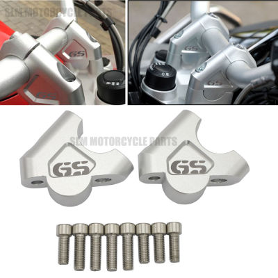 2PCS 32mm CNC Machining R 1200 GS R1200 GS Handlebar Risers Bar Clamp Extend Adapter With Bolts for BMW ADV 2014-2018 R1200GS LC