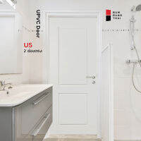 ประตูห้องน้ำ UPVC SPLASH U5(2ช่องตรง) ประตูหลังบ้าน กันน้ำ กันปลวก ภายใน/ภายนอก ส่งฟรี!!!