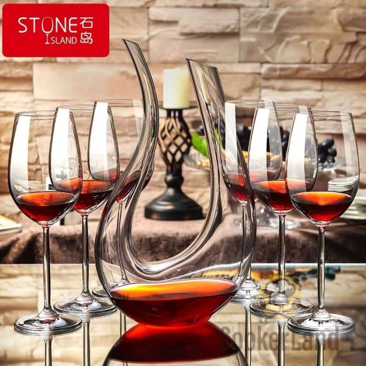 ????Ready Stock???? 597ml 779ml Red Wine Glass Crystal Lead Free Glass Classic Clear  Glass Gift 无铅红葡萄酒杯高脚 Lazada