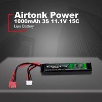 แบตโพ Airtonk Power 11.1V 1000mAh 15C 3S Lipo แบตเตอรี่ พร้อมปลั๊ก T สำหรับรุ่น RC Toy