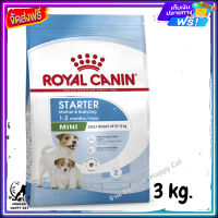 ส่งรวดเร็ว ? Royal Canin Mini Starter Mother &amp; Babydog อาหาร ลูกสุนัข และ แม่สุนัข พันธุ์เล็ก ขนาด 3 kg.  ✨