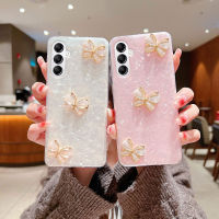 เคสSamsung A54 5G A34 5G A24 A14 5G M14 5G รูปแบบที่สวยงามพร้อมผีเสื้อคริสตัลเงาตกแต่งเคสใส่โทรศัพท์ Galaxy A54 5G A34 5G A14 5G M14 5G ฝาครอบโทรศัพท์