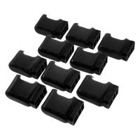 ♞ 10Pcs Furniture Legs Protectors Plastic Dust Covers Table Chair Leg Caps Anti Slip Feet Pads Desk Stool Tube End Plugs Foot Mats