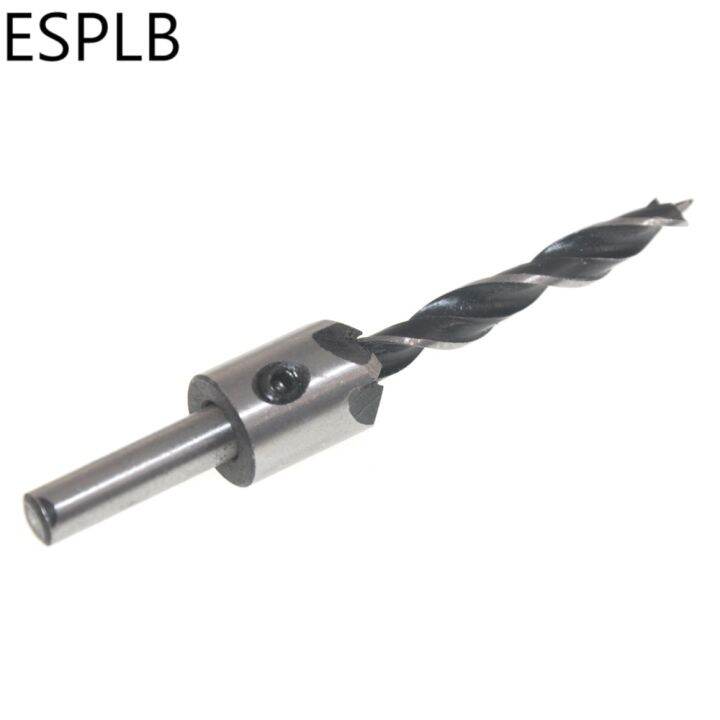 esplb-4ชิ้น3มิลลิเมตร-6มิลลิเมตร-hss-5ขลุ่ยชุดดอกสว่านเจาะอ่างเคาน์เตอร์-chamfer-reamer-เครื่องมือสว่านสำหรับงานไม้