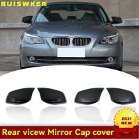 ฝาผ้าคลุมกระจกมองหลังคาร์บอนไฟเบอร์/สีดำสำหรับ BMW 5ชุด E60 E61 E63 E64 2004-2008 520I 525I 528I 530I 528Xi