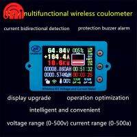 2.4 Inci Meteran Tegangan Nirkabel Voltmeter Ammeter DC 500V 100V Pengisi Daya Baterai Surya Koulometer Kapasitas Penguji Detektor Daya