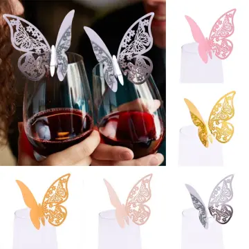 Butterfly Glass Cup With Name in 2023