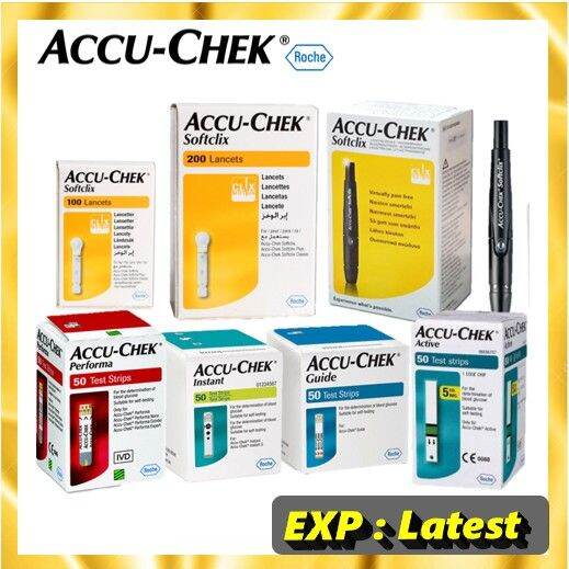 Accu chek test strips / Active / Performa / Instant / Guide / Softclix