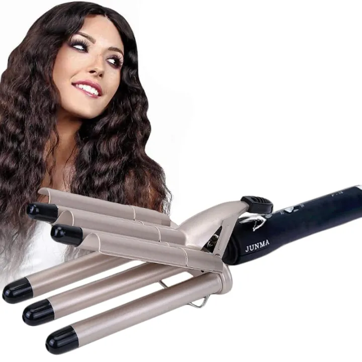 Electric Hair Wave Curler 5 Barrel Curling Iron Wand Five Pipe Roller