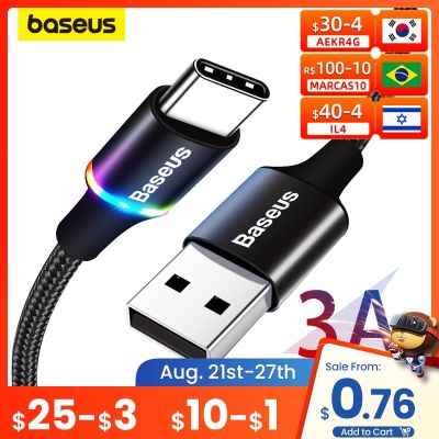 Chaunceybi Baseus USB Type C Cable 13 POCO Fast Charging Wire Cord USB-C Charger USBC Type-C