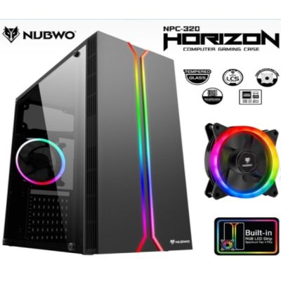 ATX Case (NP) NUBWO NPC-320 HORIZON (Black) Advice Online