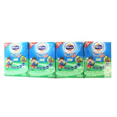 สินค้ามาใหม่! โฟรโมสต์ โอเมก้า นมยูเอชที รสหวาน 85 มล. x 48 กล่อง Foremost Omega UHT Milk Sweet Flavor 85 ml x 48 boxes ล็อตใหม่มาล่าสุด สินค้าสด มีเก็บเงินปลายทาง