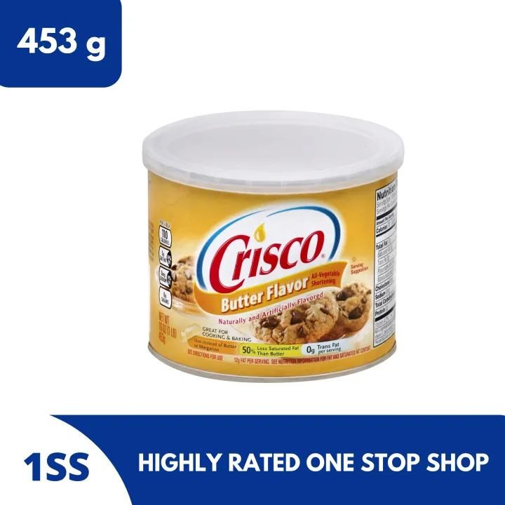 Crisco Butter Flavored Shortening, 453g Lazada PH