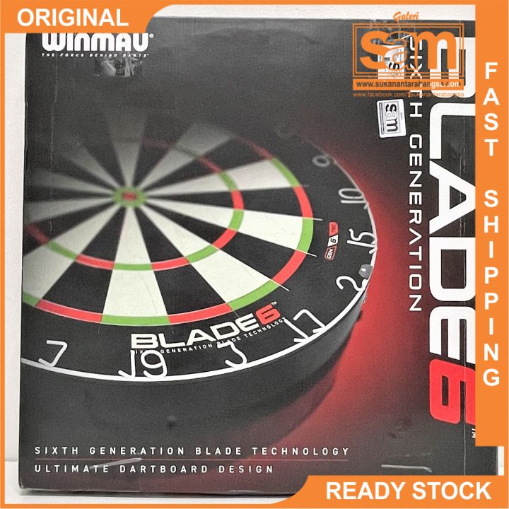 Winmau Blade 6 Dart Board for Steel Tip Darts Lazada