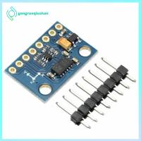 GONGRUOQIUSHAN I2C อินเตอร์เฟซแบบอนุกรม โมดูล LSM303DLHC GY-511 3-5โวลต์ เอาต์พุตข้อมูล16บิต เซ็นเซอร์โมดูลเร่ง3แกน ความแม่นยำสูง เข็มทิศอิเล็กทรอนิกส์ ส่วนประกอบอิเล็กทรอนิกส์อิเล็กทรอนิกส์